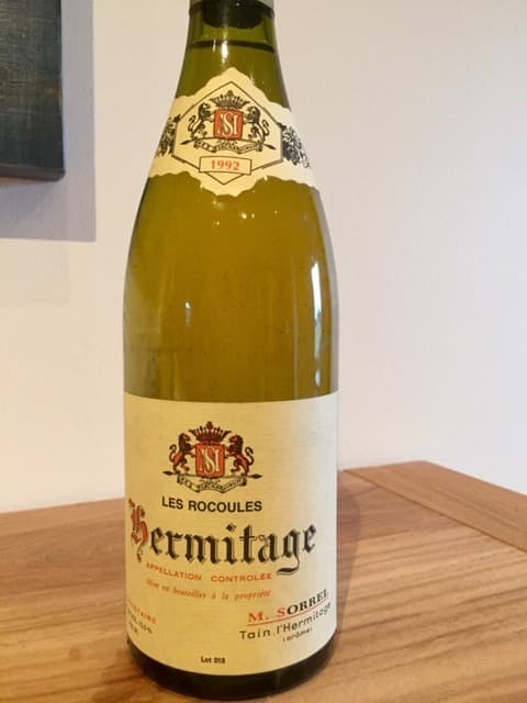Hermitage, Les Rocoules, M. SORREL, Tain l'Hermitage, 1992