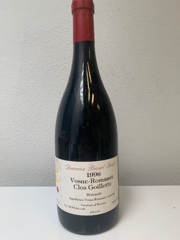 Vosne-Romanée, Clos Goillotes, Prieuré Roch, 1996
