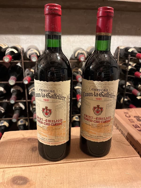 2 x Château Canon la Gaffeliere, Saint-Émilion Grand Cru, 1981