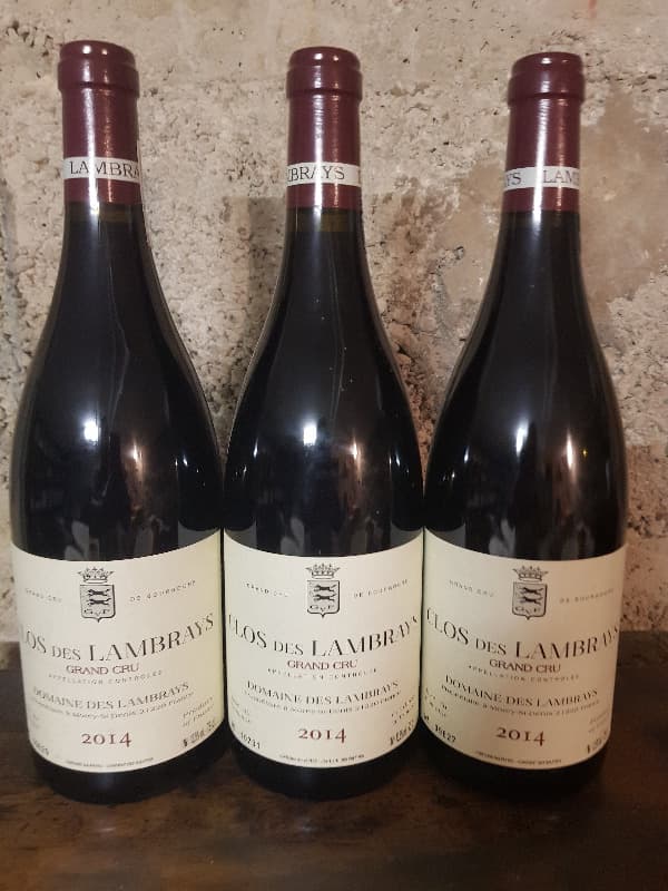 3 x Clos-des-Lambrays, Domaine des Lambrays, 2014