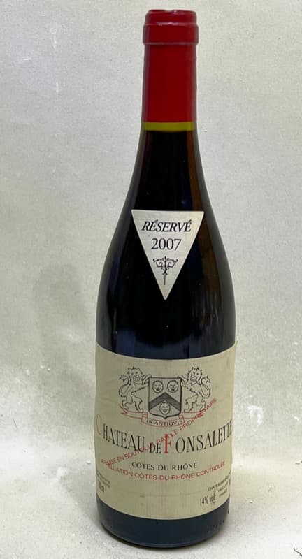 Côtes-du-Rhône, Château de Fonsalette, 2007