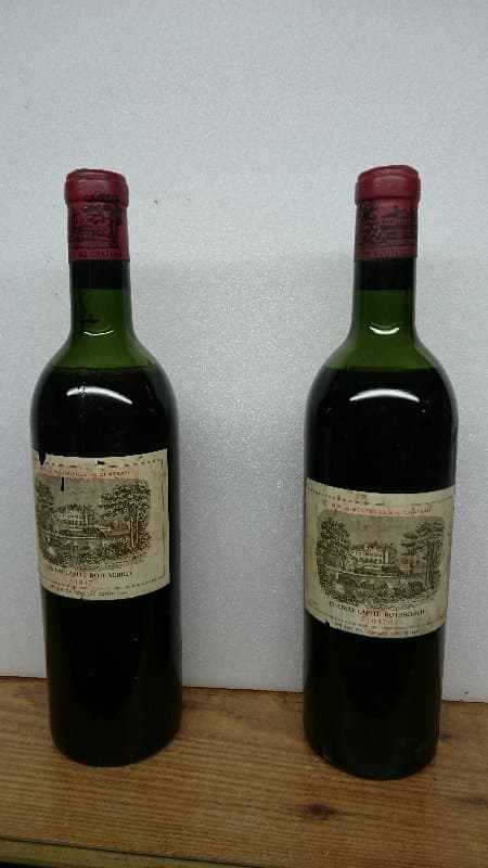 2 x château Lafite Rothchild, Pauillac, 1957
