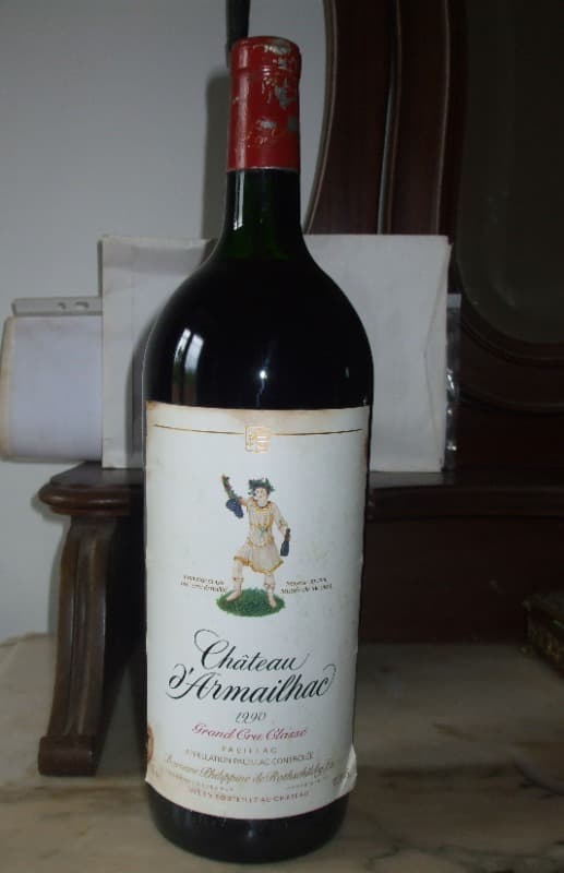 Château d'Armailhac, Pauillac, 1990 (Magnum)