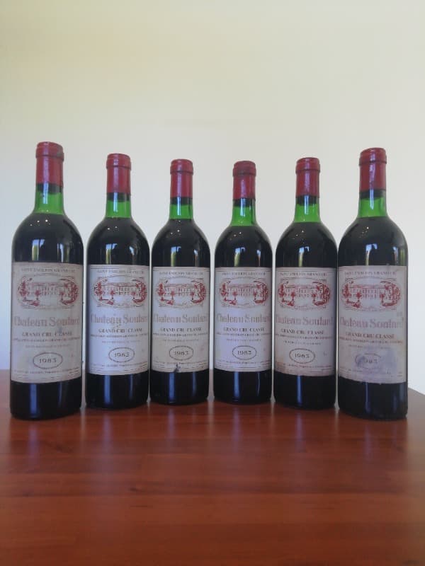 6 x Château SOUTARD, Saint-Émilion Grand Cru, 1983