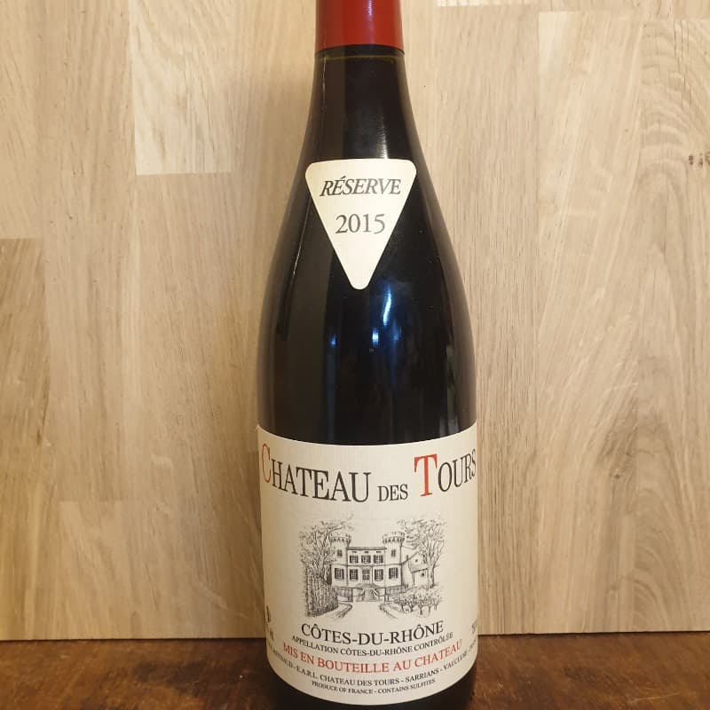 Côtes-du-Rhône, château les Tours, 2015