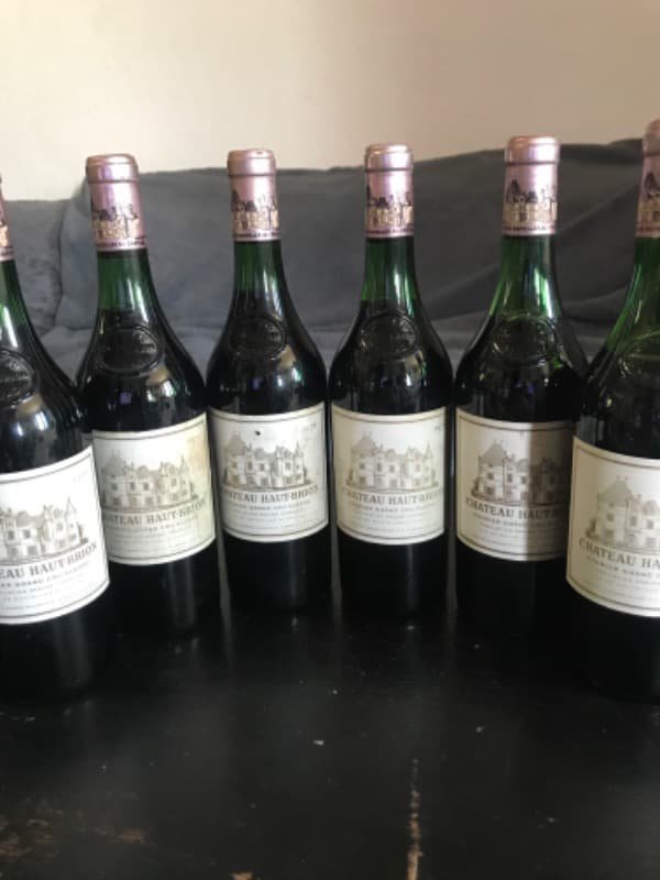 6 x château Haut-Brion, Pessac-Léognan, 1970