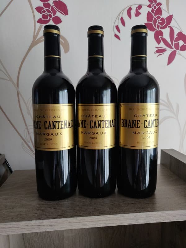 3 x château Brane Cantenac, Margaux, 2009