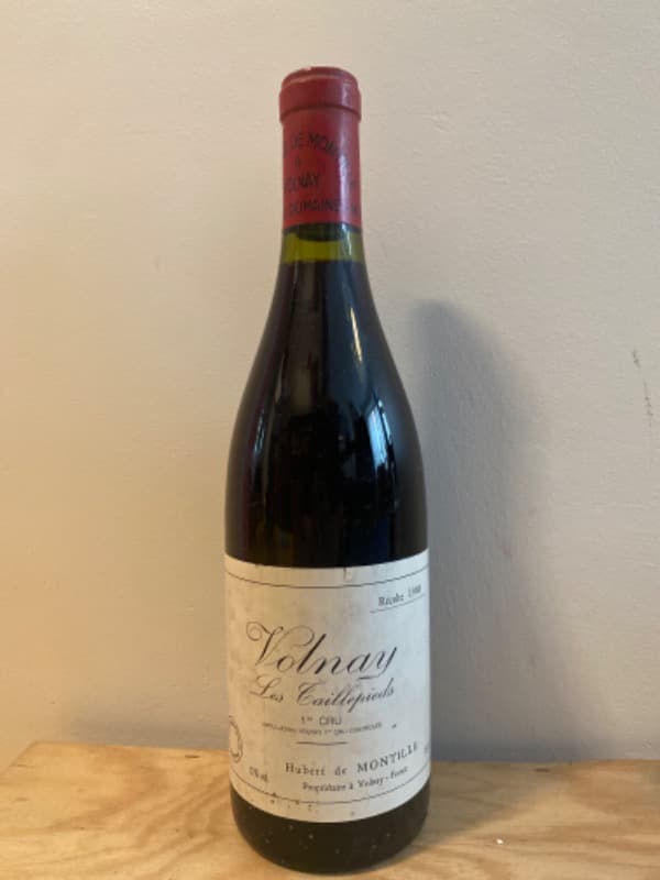 Volnay, 1er Cru Les taillepieds, Domaine Hubert de Montille, 1988