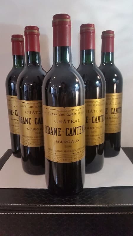 6 x Château Brane Cantenac, Margaux, 1986