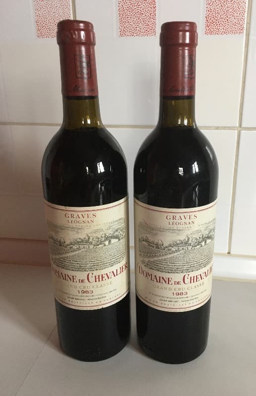 2 x DOMAINE DE CHEVALIER, Pessac Léognan 1983