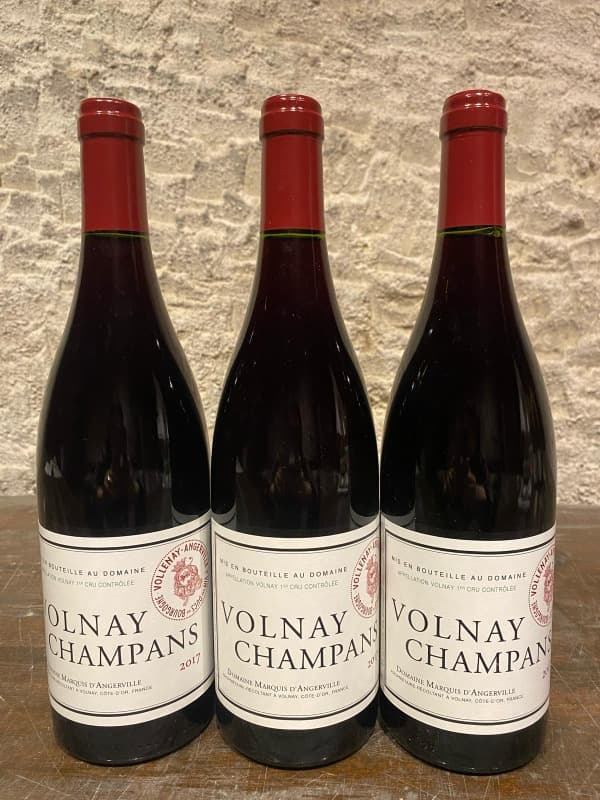 3 x Volnay, Champans, Domaine Marquis d'Angerville, 2017