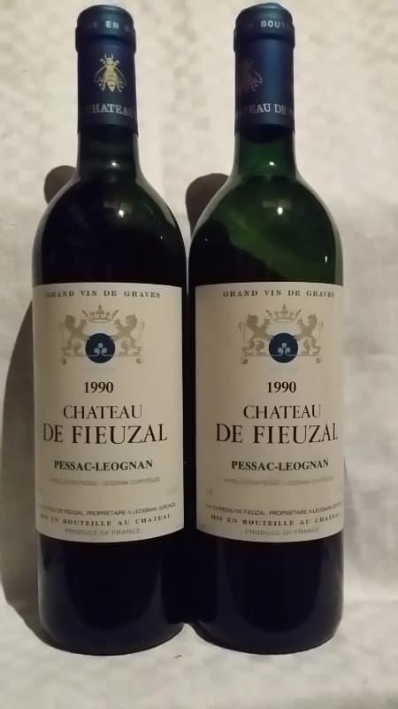 2 x Château Fieuzal blanc, Pessac-Léognan, 1990