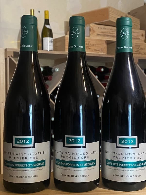 3 x Nuits-Saint-Georges, 1 et cru - Clos des Porrets Saint Georges, Henri Gouges, 2012