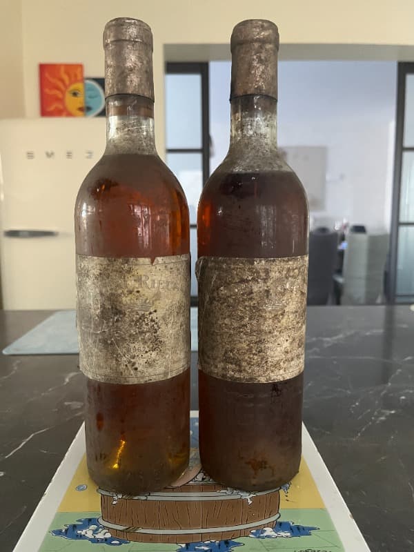 2 x Château Rieussec, Sauternes, 1962