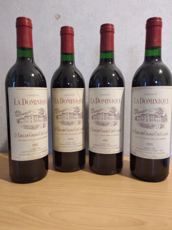 4 x Château la Dominique, Saint-Émilion Grand Cru, 1992
