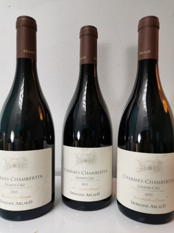 3 x Charmes-Chambertin, Grand Cru, Domaine Arlaud, 2015