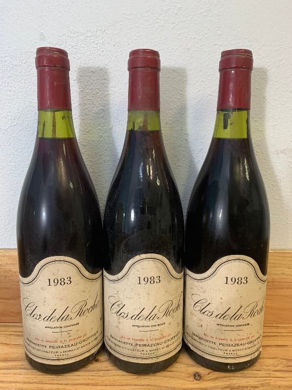 3 x Clos-de-la-Roche, Bernadette Peirazeau-Groffier, 1983