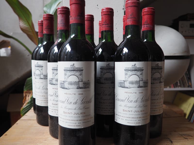 OWC/CBO 12 x Grand Vin de Léoville du Marquis de Las Cases, Saint-Julien, 1988
