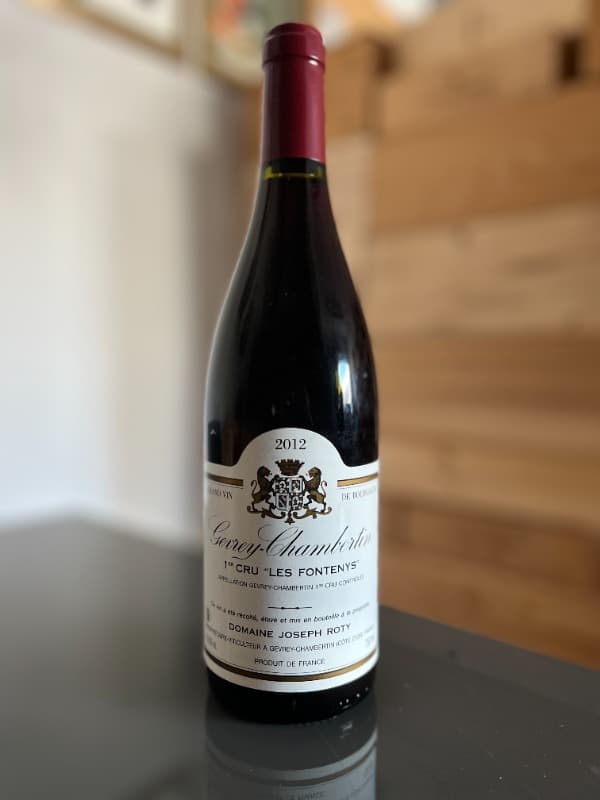 Gevrey-Chambertin, 1er Cru Les Fontenys, Joseph Roty, 2012