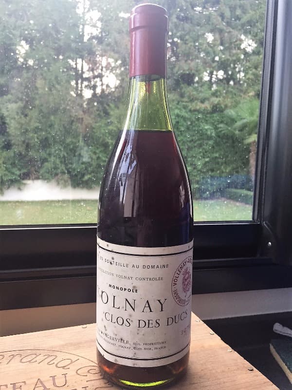 Volnay, Clos des Ducs, Marquis d'Angerville, 1971