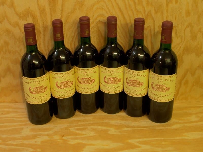 6 x Pavillon Rouge, Château Margaux, Margaux, 1990