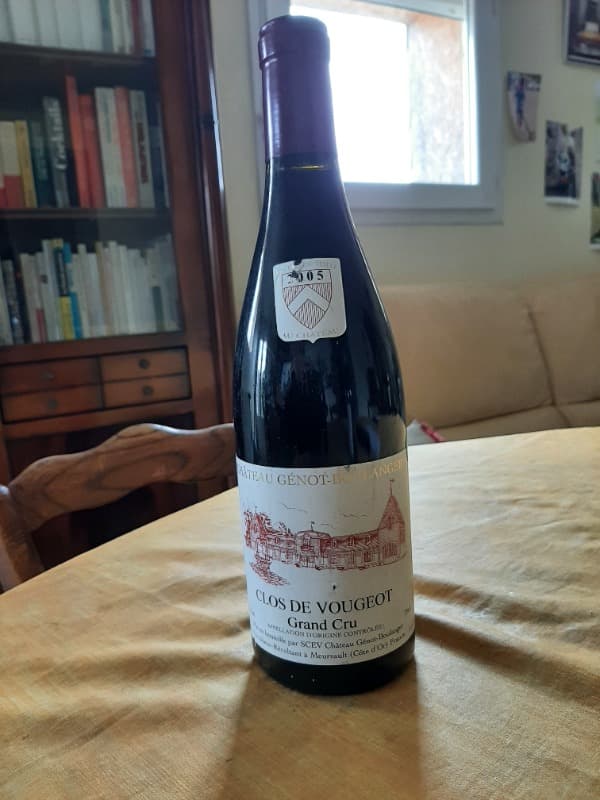 Clos de Vougeot, Grand crû, Château Genot-Boulanger, 2005