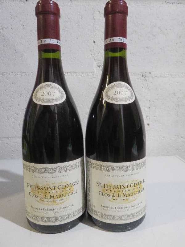 2 x Nuits-Saint-Georges, CLOS DE LA MARECHALE, Jacques Frédéric MUGNIER, 2007