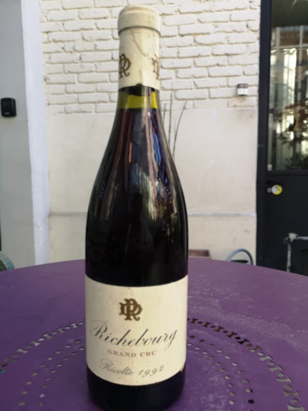 Richebourg, Grand Cru, Domaine Rougeot-Dupin, 1992