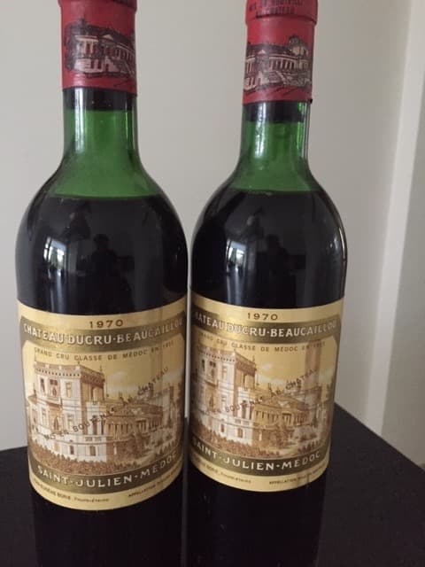 2 x Château Ducru-Beaucaillou, Saint-Julien, 1970