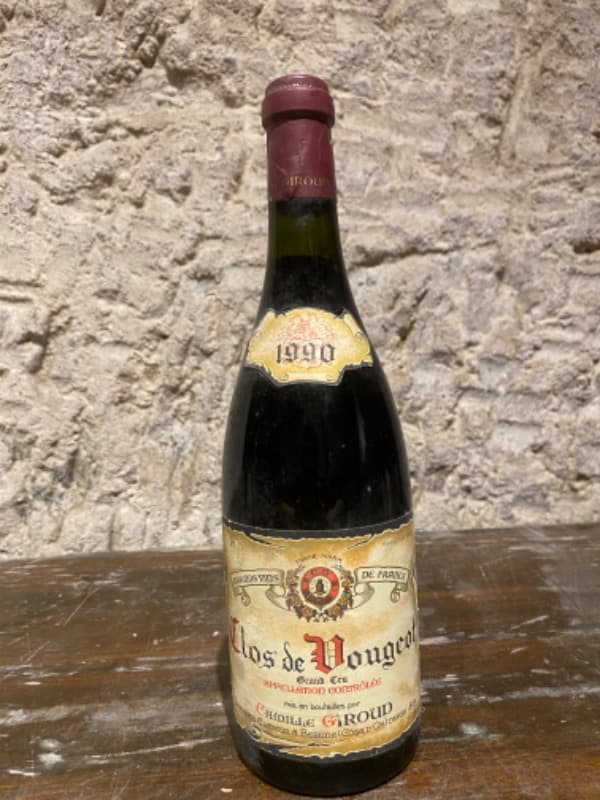 Clos de Vougeot, Grand Cru, Domaine Camille Giroud, 1990