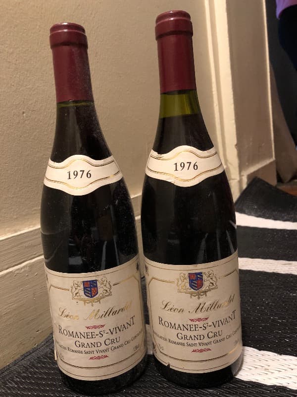 2 x Romanée-Saint-Vivant, Leon millardet, Romanee st vivant, 1976