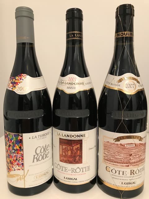 Côte-Rôtie, Trilogie Mouline/Turque/Landonne, E. Guigal, 2007