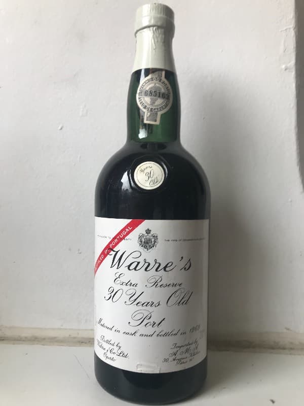 extra reserve 30yo, Warre’s, Porto, 1969