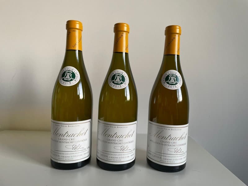 3 x Montrachet, LOUIS LATOUR, 2015