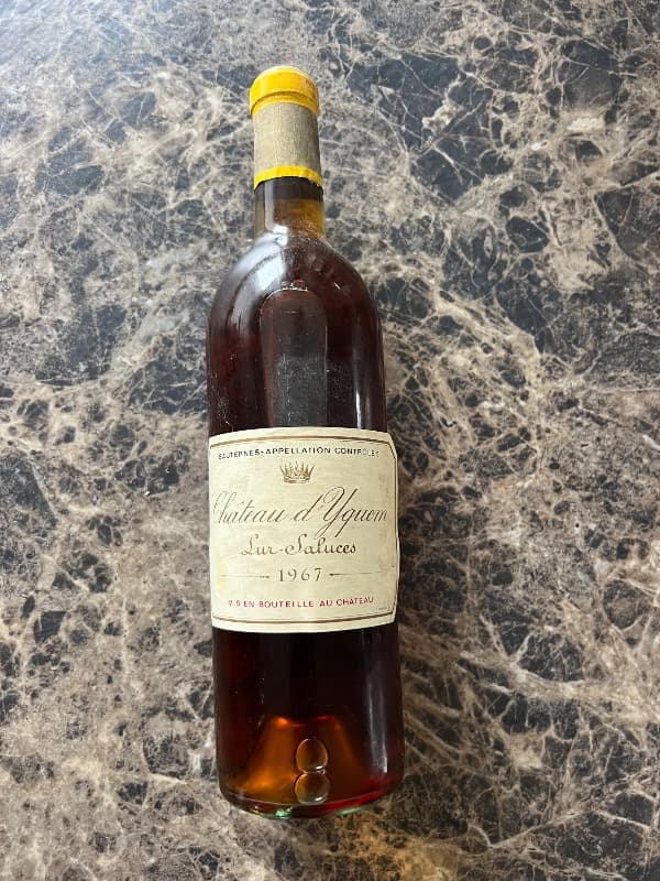 Lur - Saluces, Château d’Yquem, Sauternes, 1967