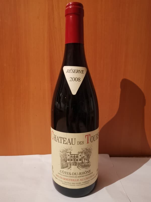 Côtes-du-Rhône, Château des tours, 2008