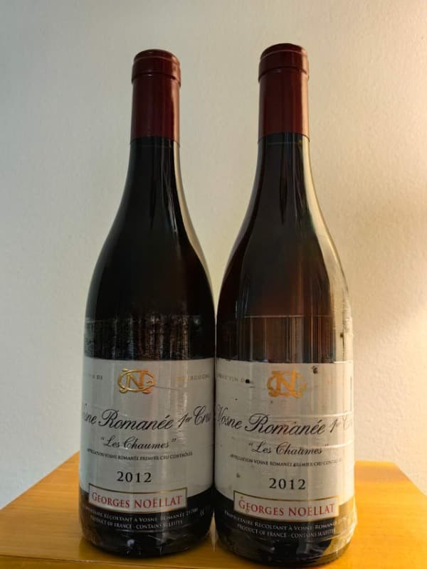 2 x Vosne-Romanée, 1er Cru - Les Chaumes, Domaine Georges Noëllat, 2012