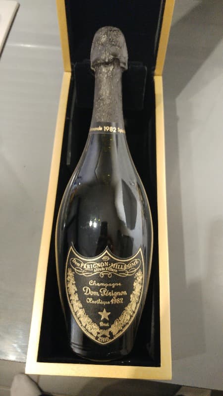 1982 œnothèque commande spéciale, Dom Pérignon, Champagne, 1982