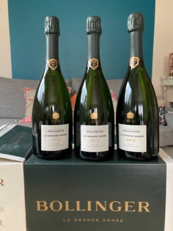 3 x Grande Année, Bollinger, Champagne, 2012