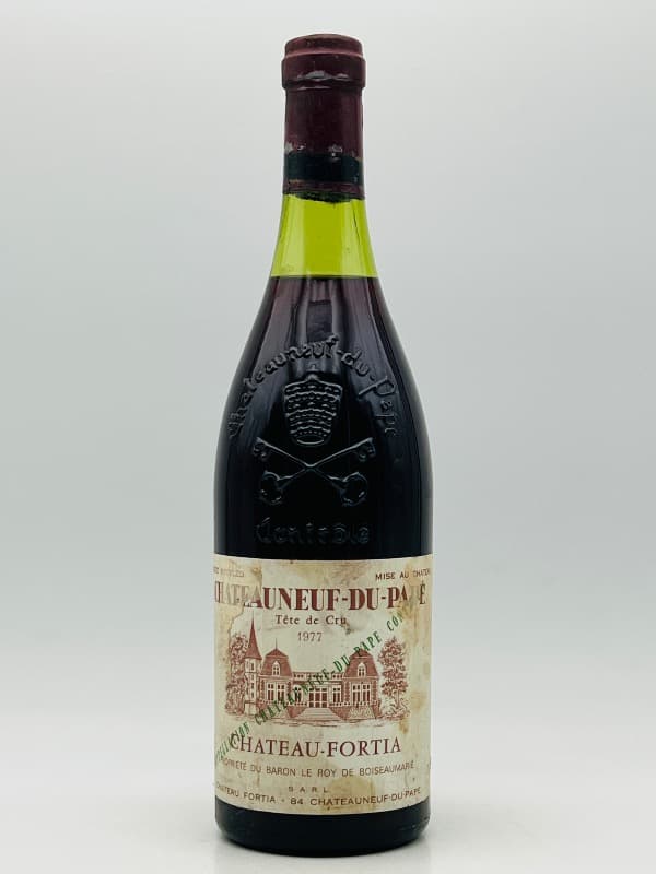 Châteauneuf-du-Pape, Tête de cru, Château Fortia, 1977