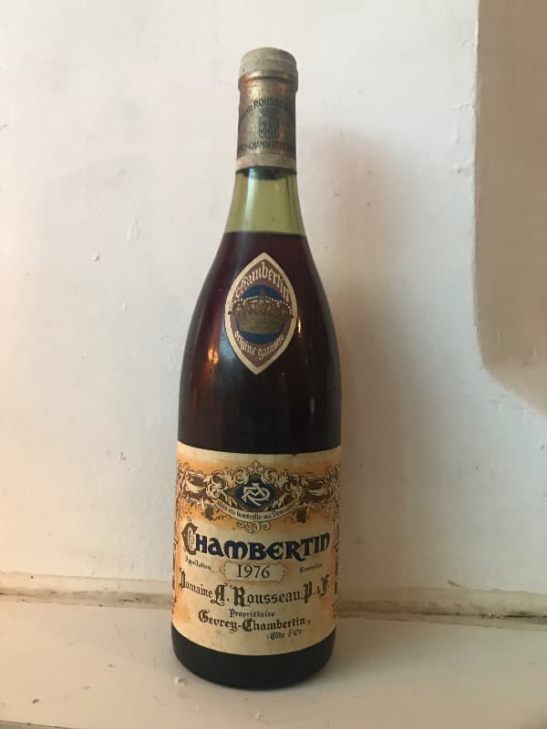 Chambertin, Grand cru, Domaine Armand Rousseau, 1976
