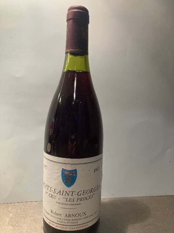 Nuits-Saint-Georges, 1er cru Les Procés, Robert Arnoux (depuis 2008 Arnoux Lachaud), 1987