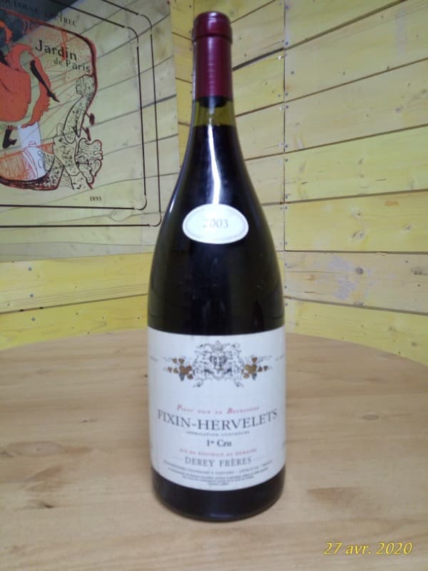 Fixin, 1er cru -Hervelets, Derey frères, 2003 (Magnum)