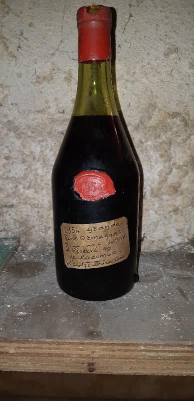 44%, Réservée à Monsieur Lacombe, Armagnac, 1954