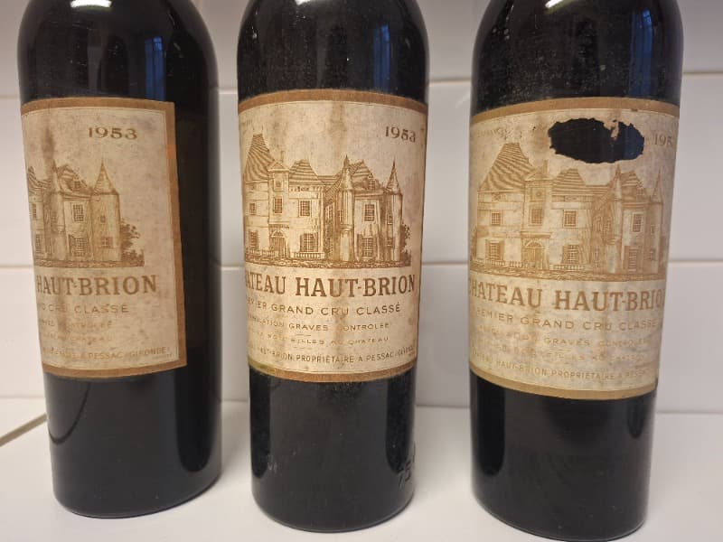 3 x Château Haut-Brion, Pessac-Léognan, 1953