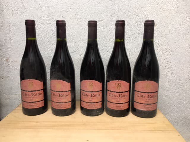 5 x Côte-Rôtie, Domaine Bernard Guy, 2001