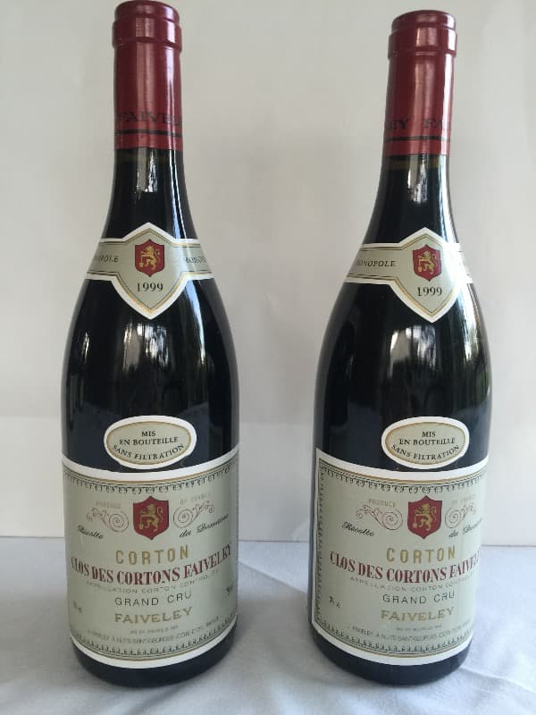 2 x Hautes-Côtes-de-Nuits, Clos des Cortons, Faiveley, 1999