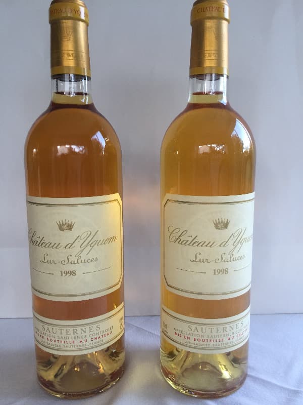2 x Château d'Yquem, Sauternes, 1998