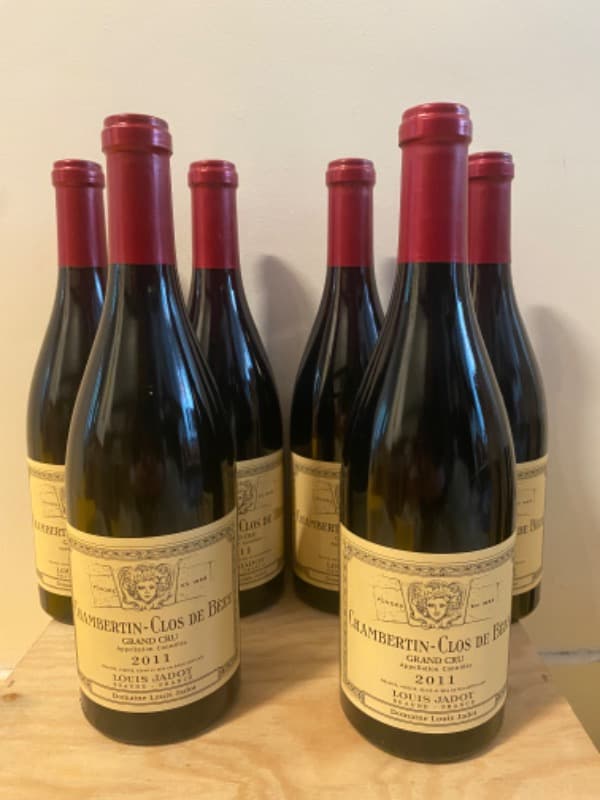6 x Chambertin-Clos de Bèze, Grand Cru, Louis Jadot, 2011