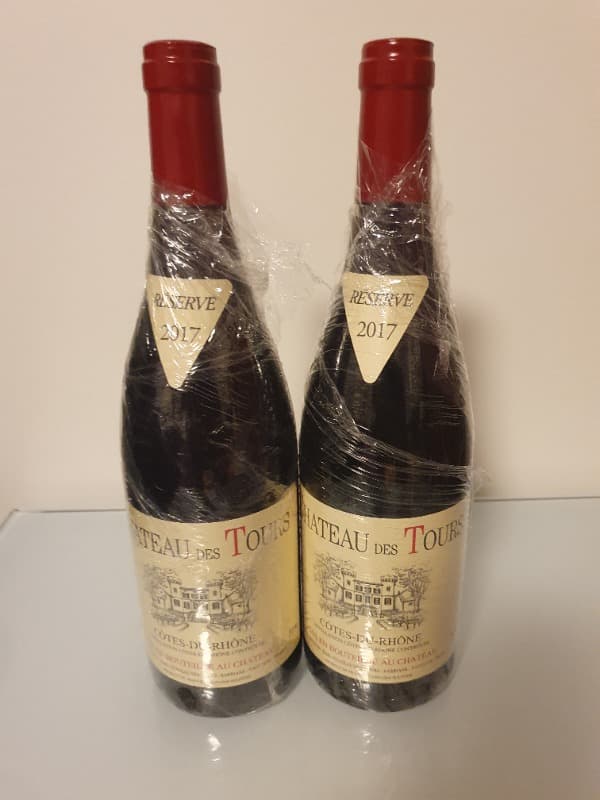 2 x Côtes-du-Rhône, Château des Tours, 2017